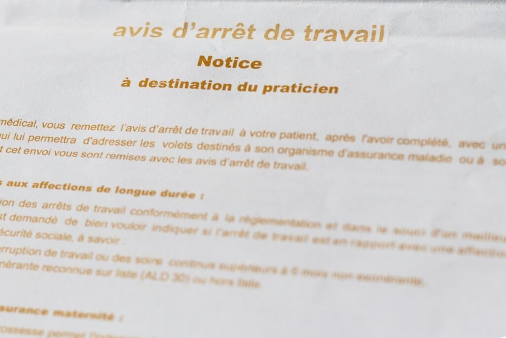 arrêt de travail cerfa