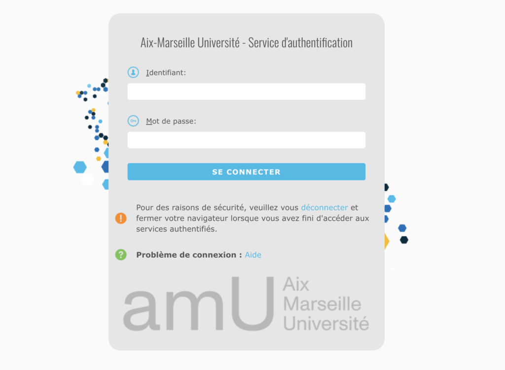 ent amu connexion