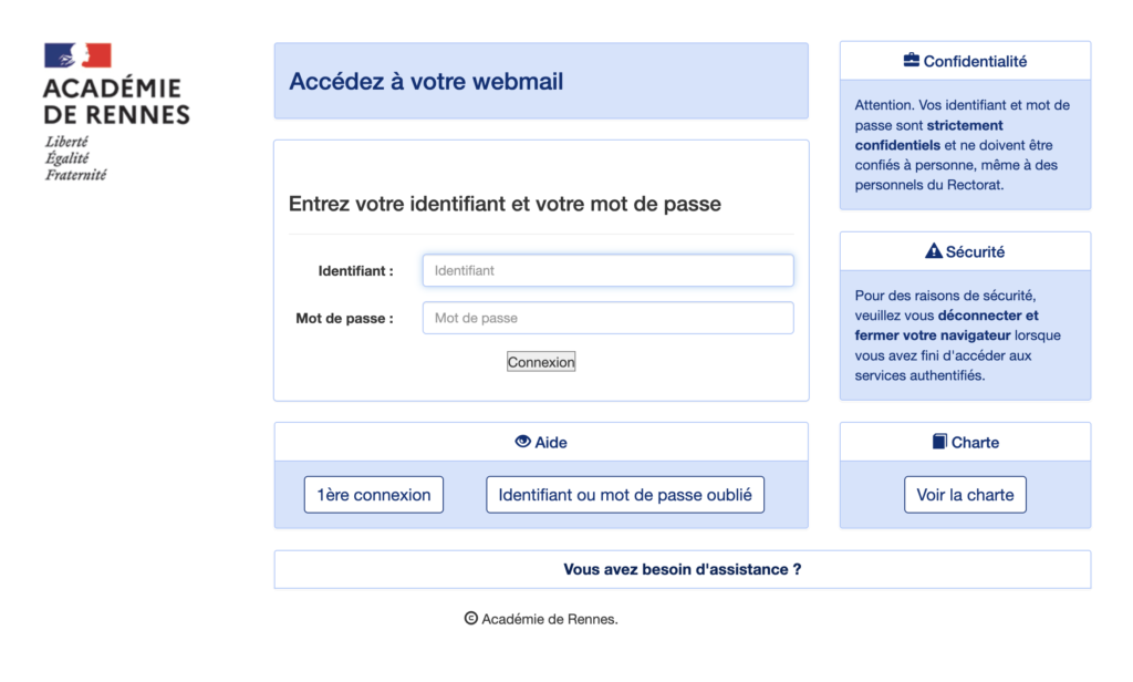webmail ac rennes